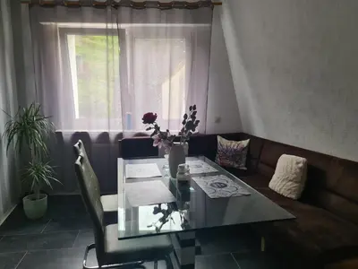 Ein Sitzbereich in der Unterkunft Schöne 3 Zimmer Wohnung