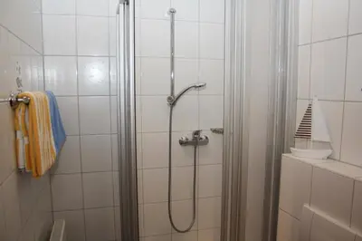 Ein Badezimmer in der Unterkunft Ferienwohnung Schneemann