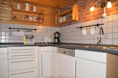 Küche/Küchenzeile in der Unterkunft Eifelcottage