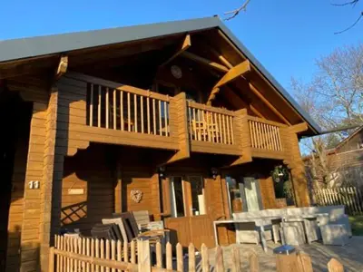 Ein Balkon oder eine Terrasse in der Unterkunft Eifelcottage