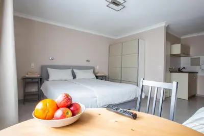 Küche/Küchenzeile in der Unterkunft H-Apartments Bismarckstrasse