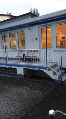 Ein Balkon oder eine Terrasse in der Unterkunft City-Appartement Vogel