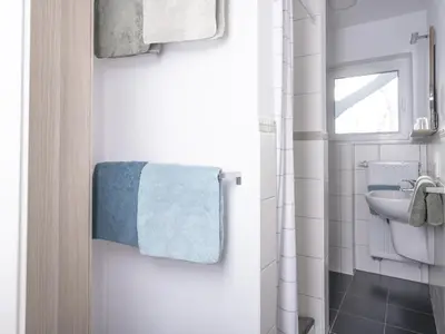 Ein Badezimmer in der Unterkunft Ferienweingut Lütz