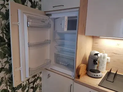 Küche/Küchenzeile in der Unterkunft BIT-City Studio und Appartement