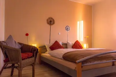 Ein Bett oder Betten in einem Zimmer der Unterkunft Ferienwohnung Weber-Rolinger