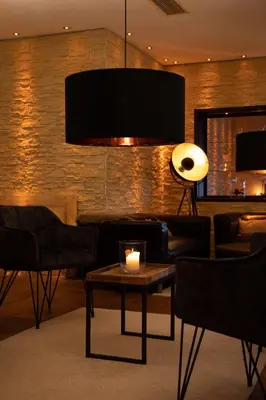 Ein Sitzbereich in der Unterkunft Hotel Vulcano Lindenhof