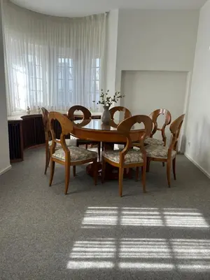 Ein Sitzbereich in der Unterkunft Villa Weisser Berg