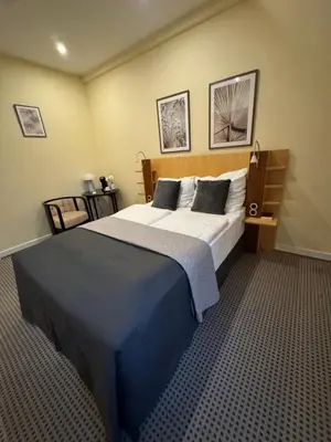 Ein Bett oder Betten in einem Zimmer der Unterkunft Villa Weisser Berg