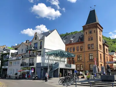 Das Gebäude in dem sich die Ferienwohnung befindet