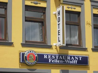 Ein Zertifikat, Auszeichnung, Logo oder anderes Dokument, das in der Unterkunft Hotel Feilen-Wolff ausgestellt ist