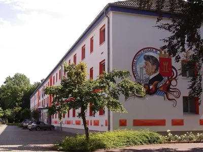 Das Gebäude in dem sich das Hotel befindet