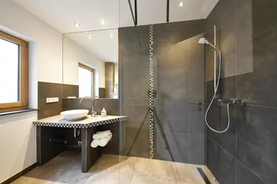 Ein Badezimmer in der Unterkunft Ferienwohnung Riesling