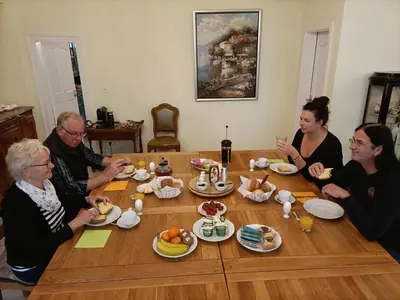 Essen in der Pension oder in der Nähe