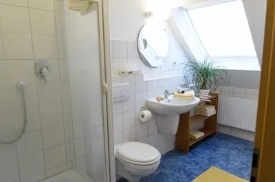 Ein Badezimmer in der Unterkunft Haus Aladin