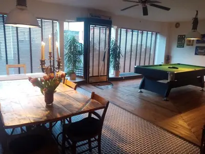Ein Sitzbereich in der Unterkunft Moselhaus Tante Emma
