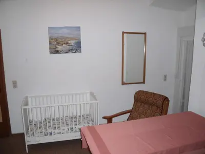 Ein Bett oder Betten in einem Zimmer der Unterkunft Pension Marienhof