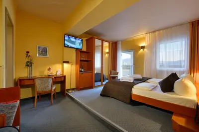 TV/Unterhaltungsangebot in der Unterkunft Rheinhotel Vier Jahreszeiten Bad Breisig