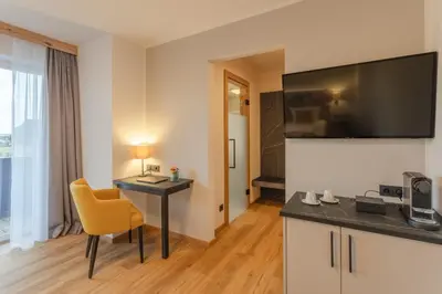 Küche/Küchenzeile in der Unterkunft Natur- und Wohlfühlhotel Kastenholz