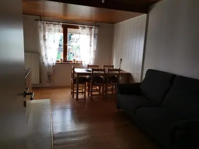 Ein Sitzbereich in der Unterkunft Seppl