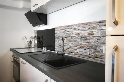 Küche/Küchenzeile in der Unterkunft Ferienwohnung Lieblingsnest