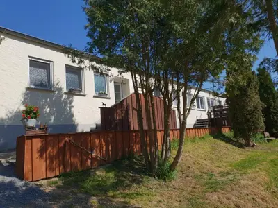 Das Gebäude in dem sich die Ferienwohnung befindet