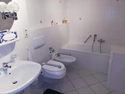 Ein Badezimmer in der Unterkunft Ferienwohnung Eifelgold Esch