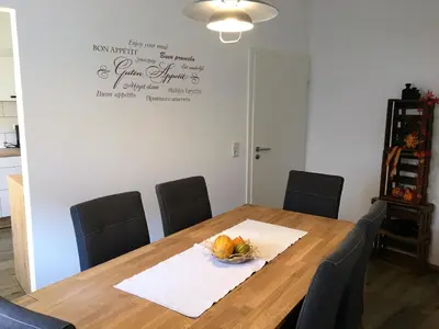 Ein Sitzbereich in der Unterkunft Ferienwohnungen Stadtgeflüster