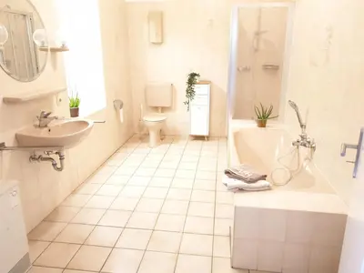 Ein Badezimmer in der Unterkunft Ferienhaus Calmont