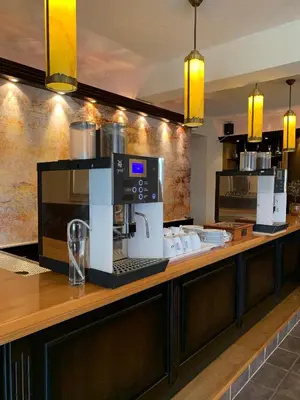 Küche/Küchenzeile in der Unterkunft Stumbergers Hotel - free parking -