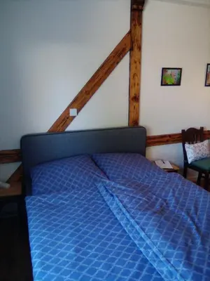 Ein Bett oder Betten in einem Zimmer der Unterkunft Ferienappartement Studio 