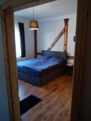 Ein Bett oder Betten in einem Zimmer der Unterkunft Ferienappartement Studio 