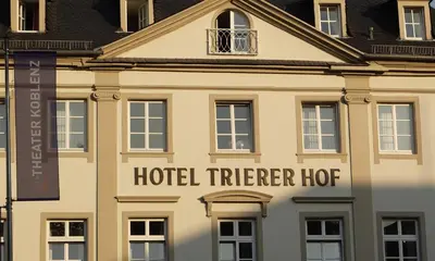 Ein Zertifikat, Auszeichnung, Logo oder anderes Dokument, das in der Unterkunft Hotel Trierer Hof ausgestellt ist