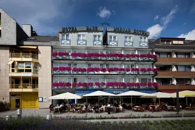Das Gebäude in dem sich das Hotel befindet