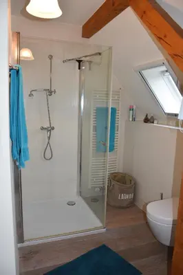 Ein Badezimmer in der Unterkunft Falkennest