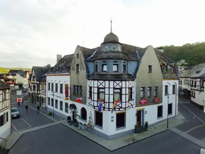 Das Gebäude in dem sich das Hotel befindet