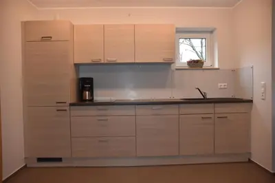 Küche/Küchenzeile in der Unterkunft Ferienwohnung an der Obermosel