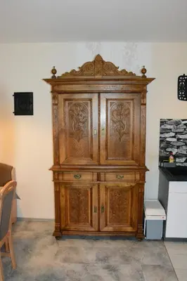 Küche/Küchenzeile in der Unterkunft Ferienwohnung Goethe