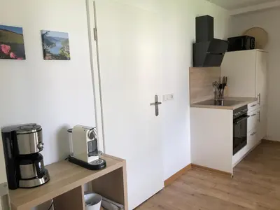Küche/Küchenzeile in der Unterkunft Ferienwohnung Kleine Auszeit