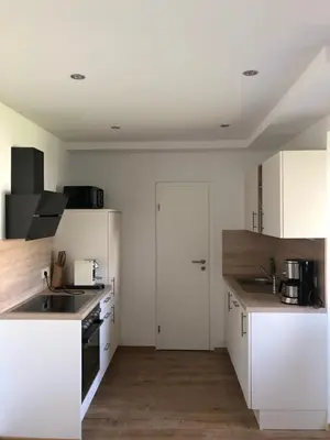 Küche/Küchenzeile in der Unterkunft Ferienwohnung Kleine Auszeit