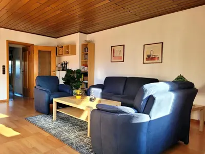 Ein Sitzbereich in der Unterkunft Eifelferienhaus Thome