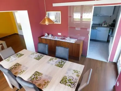 Küche/Küchenzeile in der Unterkunft FeWo Kailbachtal