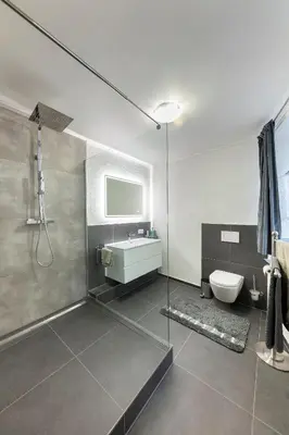 Ein Badezimmer in der Unterkunft Ferienwohnung Eulenhof
