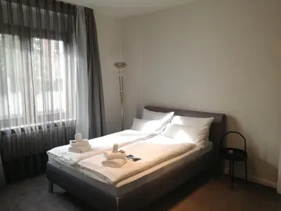 Ein Bett oder Betten in einem Zimmer der Unterkunft Top Ferienwohnung Krämer