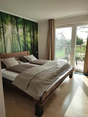 Ein Bett oder Betten in einem Zimmer der Unterkunft Gasthaus Herrig