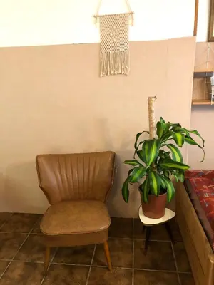 Ein Sitzbereich in der Unterkunft Apartment in Alf