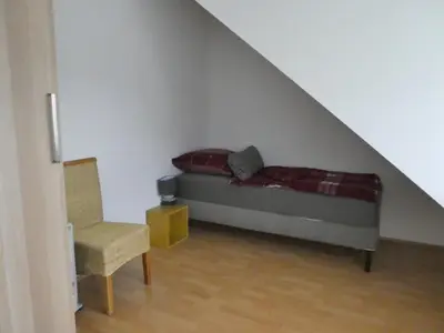 Ein Sitzbereich in der Unterkunft Ferienwohnung im Herzen Neuwied - Heddesdorf