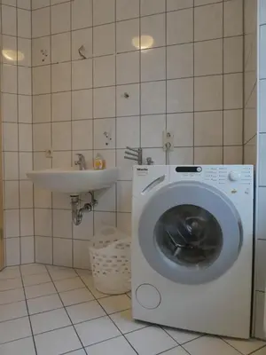 Ein Badezimmer in der Unterkunft Ferienwohnung im Herzen Neuwied - Heddesdorf