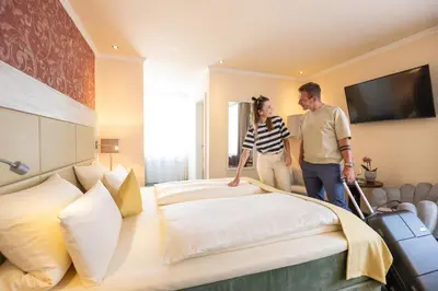 TV/Unterhaltungsangebot in der Unterkunft Schloß-Hotel Petry