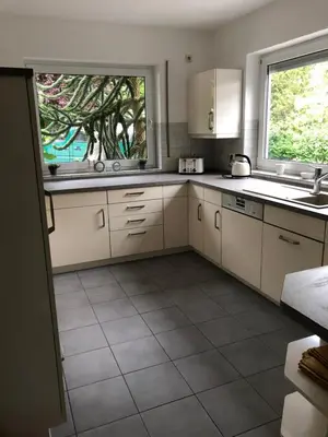 Küche/Küchenzeile in der Unterkunft Ferienwohnung Zenzen