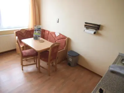 Ein Sitzbereich in der Unterkunft Järgen Ferienappartements